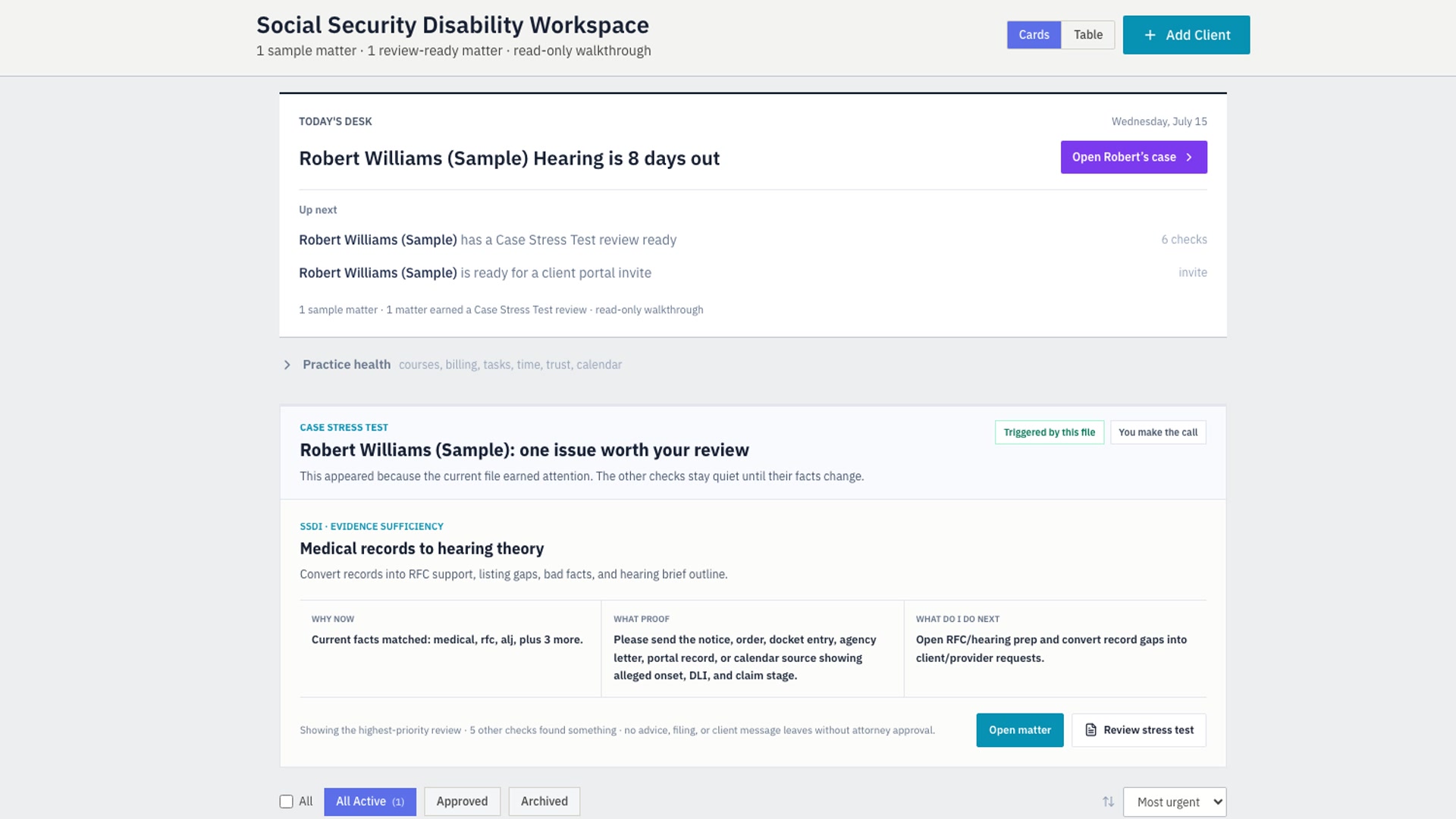 DocketBuddy demo preview
